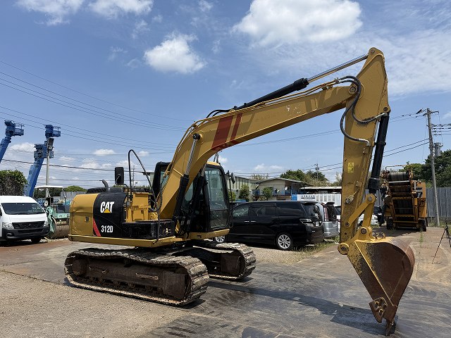 Caterpillar 312D, vista de perfil completa